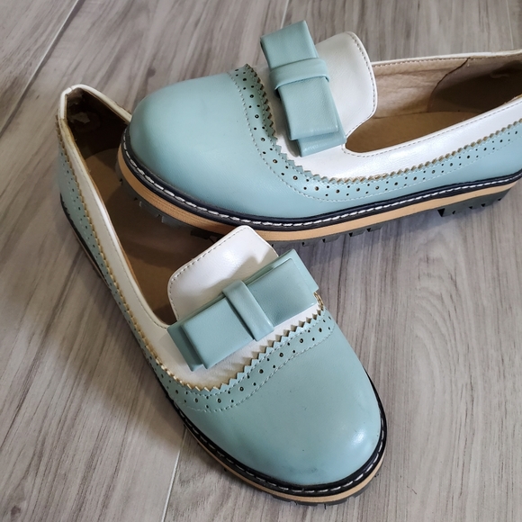 Pixie Love Shoes - Pixie Cove retro mary jane style oxford shoes (39)